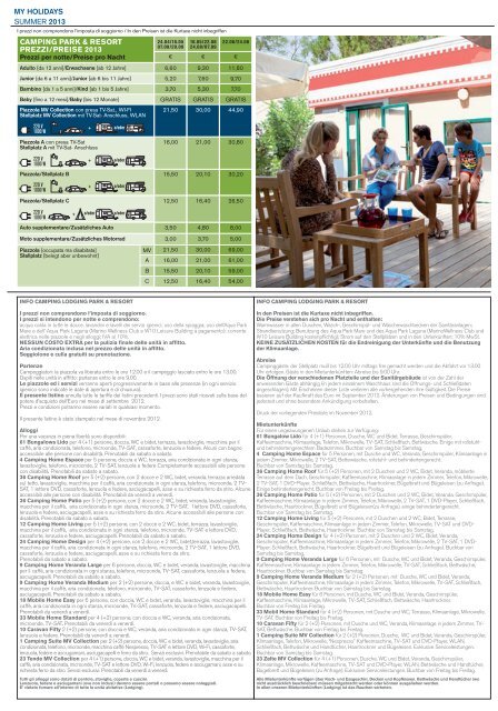 in formato PDF - Camping Union Lido Vacanze