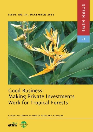 Download the publication - European Tropical Forest Research ...