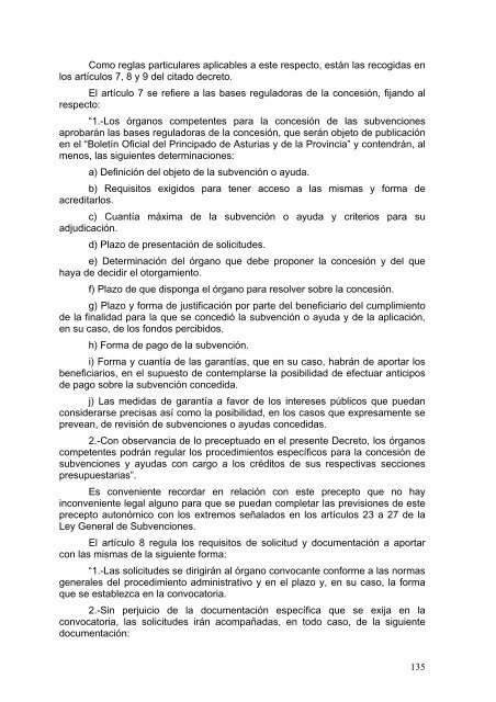 IV.8. LAS SUBVENCIONES PÃBLICAS - Universidad de Oviedo, la ...