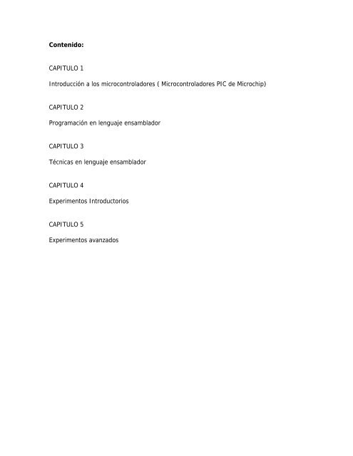 MANUAL DE MICROCONTROLADORES PIC