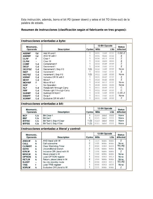 MANUAL DE MICROCONTROLADORES PIC