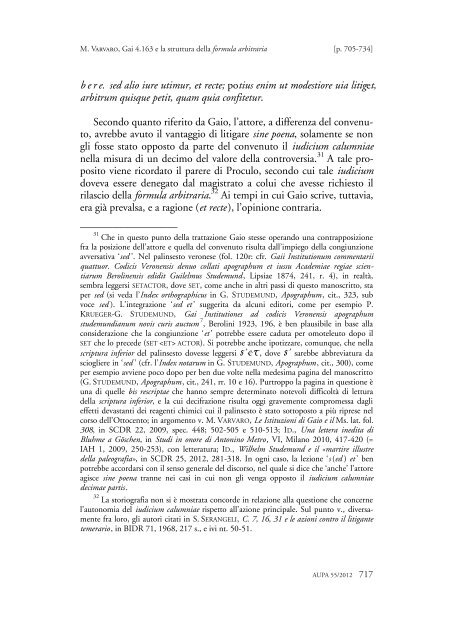 M. VARVARO, Gai 4.163 e la struttura della formula arbitraria nell ...