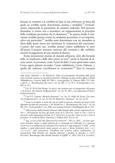 M. VARVARO, Gai 4.163 e la struttura della formula arbitraria nell ...