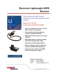 Electronic Light Weight Receiver - Unipart Rail