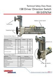 158 Drivers Switch - Unipart Rail