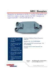 NRS1 Baseplate - Unipart Rail