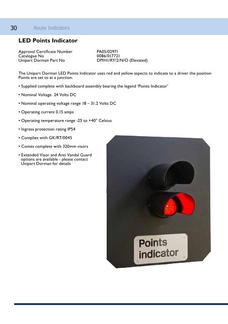 LED Signalling Handbook - Unipart Rail