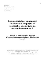 Comment rÃ©diger un rapport, un mÃ©moire, un projet de recherche ...