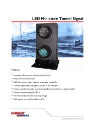 LED Miniature Tunnel Signal - Australia - Unipart Rail