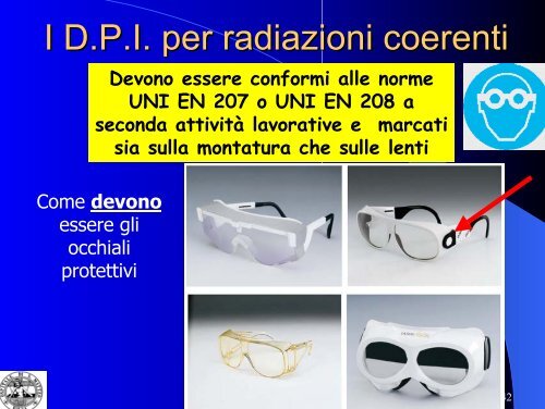 Valutazione Rischio Radiazioni Ottiche artificiali - Unipd-Org.It