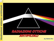 Radiazioni ottiche artificiali - Unipd-Org.It