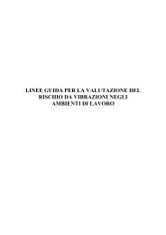 Linee guida per la valutazione del rischio da vibrazioni - Frareg