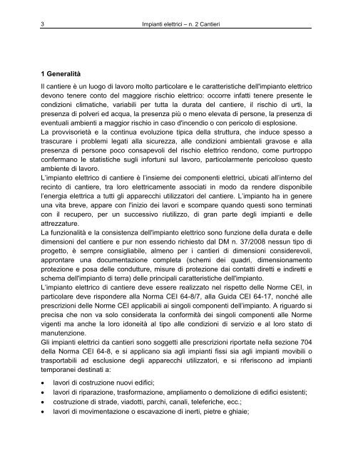 Guida operativa per la sicurezza degli impianti - Unipd-Org.It