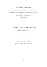 L'estetica di Jean Paul Richter - Università di Palermo