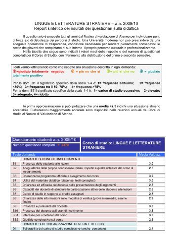 Valutazione studenti - UniversitÃ  di Pisa