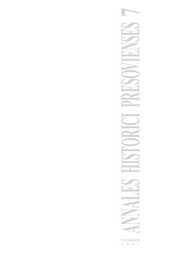 full text - PreÅ¡ovskÃ¡ univerzita v PreÅ¡ove