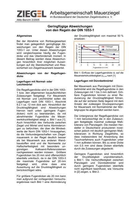 GeringfÃ¼gige Abweichungen von den Regeln der DIN 1053-1