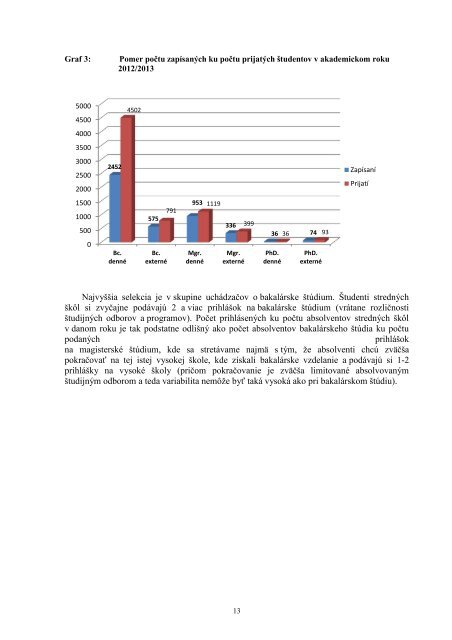 SprÃ¡va o vzdelÃ¡vacej Äinnosti na PU v PreÅ¡ove - 2012 - PreÅ¡ovskÃ¡ ...