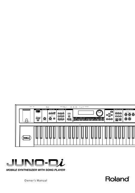 Owners Manual (JUNO-Di_OM.pdf) - Roland