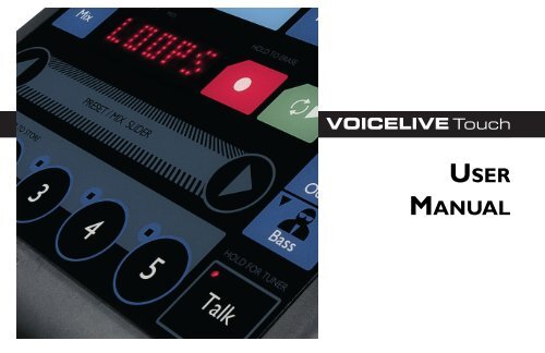 VoiceLive Touch User Manual - TC-Helicon