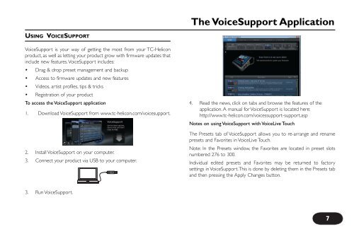 VoiceLive Touch User Manual - TC-Helicon