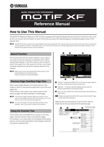 Download the Motif XF Reference Manual here - Motifator.com