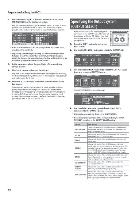 Owners Manual (GR-55_OM.pdf) - Roland