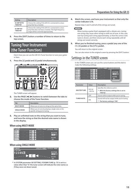 Owners Manual (GR-55_OM.pdf) - Roland