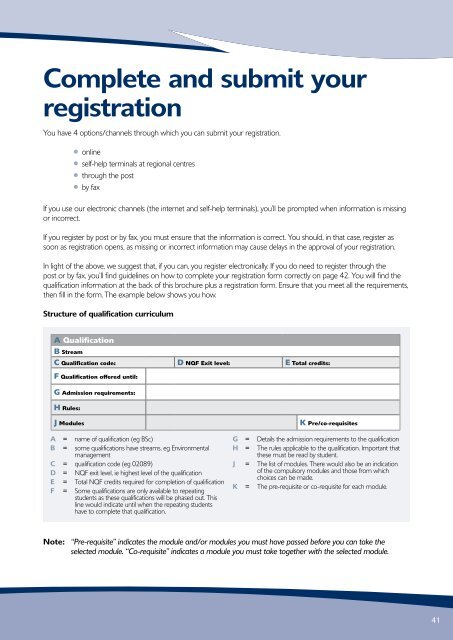 my Registration @ Unisa 2013 - University of South Africa