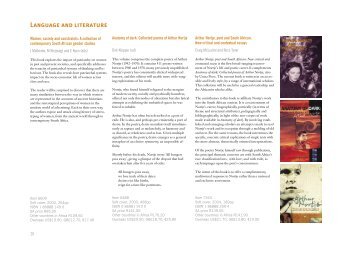 Language and literature - University of South Africa
