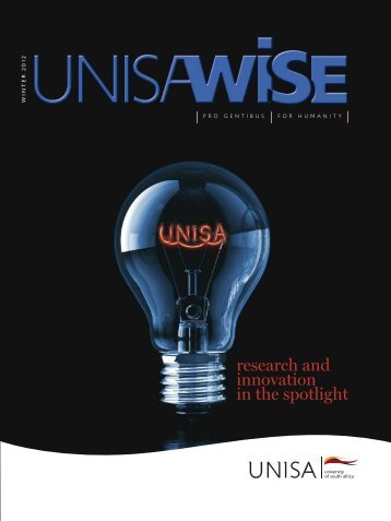 research and innovation in the spotlight - University of South Africa