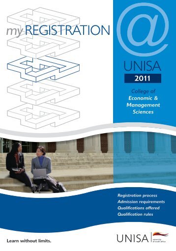 myREGISTRATION - University of South Africa