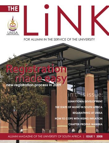 The Link - issue 1 2008 (PDF) - University of South Africa