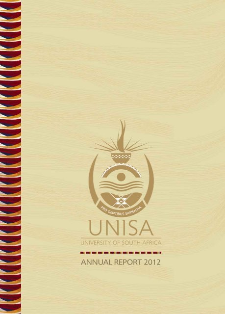 ANNUAL REPORT 2012 - University of South Africa