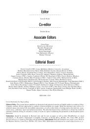 Editor Co-editor Associate Editors Editorial Board - University of ...