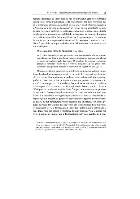 Neoinstitucionalismo como modelo de anÃ¡lise para as ... - pucrs