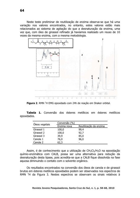 Revista Jovens Pesquisadores - Unisc