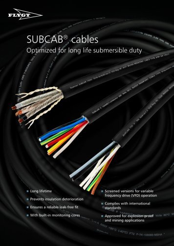 SUBCAB® cables - Flygt