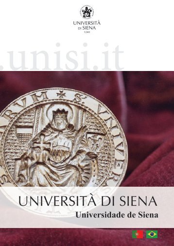 Guia em Português na Universidade de Siena - Università degli ...