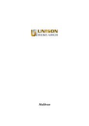 Malibran - Unison Research