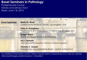 Basel Seminars in Pathology
