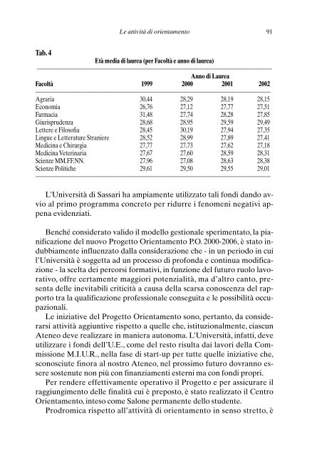 Volume dei Pre-Atti - UniversitÃ  degli Studi di Sassari