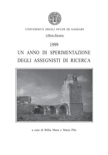 1999, Un anno di sperimentazione degli assegnisti di ricerca
