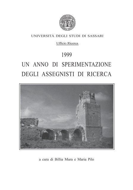 1999, Un anno di sperimentazione degli assegnisti di ricerca