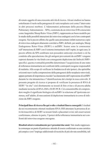 1999, Un anno di sperimentazione degli assegnisti di ricerca