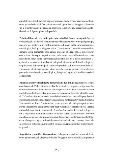 1999, Un anno di sperimentazione degli assegnisti di ricerca