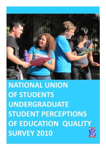 View the results from the survey here. - National Union of Students