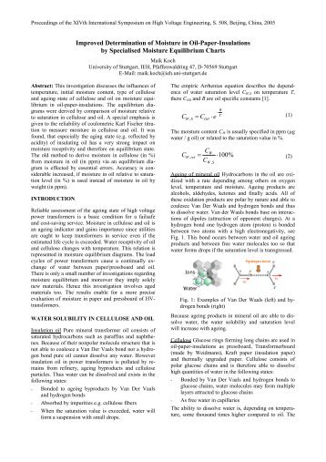 Improved Determination of Moisture in Oil-Paper-Insulations