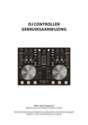DJ CONTROLLER GEbRuiksaaNwiJziNG - Unisupport
