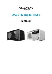 DAB / FM Digital Radio Manual - Unisupport